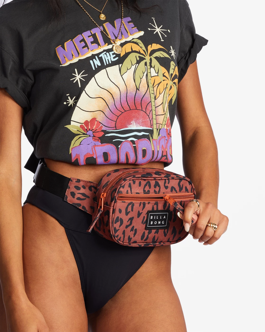 Billabong Don't Stop Fanny Pack BRICK (brk) 3 Billabong Don't Stop Fanny Pack BRICK (brk) - Image 3