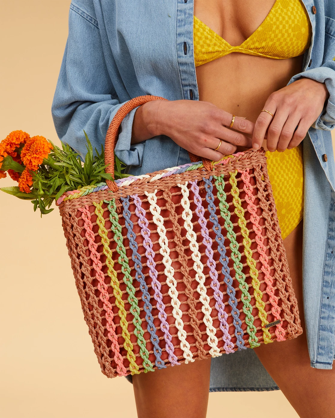 Billabong Salty Blonde What's Ur Handle Tote Bag SIPPIN COCONUTS (mpm0) 3 Billabong Salty Blonde What's Ur Handle Tote Bag SIPPIN COCONUTS (mpm0) - Image 3