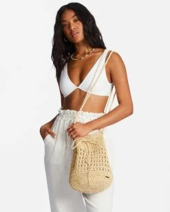 Billabong Last Straw Straw Bag NATURAL (nat) -billabong shop abjbp00193 billabongw nat frt1 1