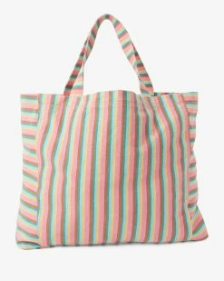 Billabong So Essential Tote Bag PINK WINK (mfk0) -billabong shop abjbt00130 billabongp mfk0 bck1