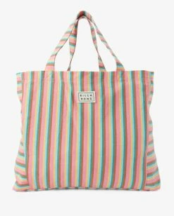 Billabong So Essential Tote Bag PINK WINK (mfk0) -billabong shop abjbt00130 billabongp mfk0 frt1 1