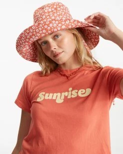 Billabong Direct Sun Bucket Hat ROSE CLAY (nmh0) -billabong shop abjha00127 billabongw nmh0 frt1
