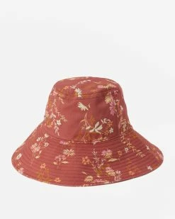 Billabong Time To Shine Bucket Hat SWEET CHOCOLATE (cnn0) -billabong shop abjha00194 billabongp cnn0 bck1