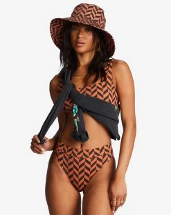 Billabong Time To Shine Bucket Hat BRICK (brk)