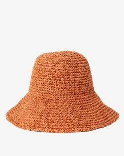 Billabong Time To Shine Straw Bucket Hat DESERT CLAY (clv0) 10 Billabong Time To Shine Straw Bucket Hat DESERT CLAY (clv0) -billabong shop abjha00195 billabongp clv0 bck1