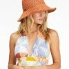 Billabong Time To Shine Straw Bucket Hat DESERT CLAY (clv0)