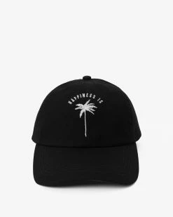 Billabong Dad Cap Strapback Hat BLACK PEBBLE (bpb) -billabong shop abjha00196 billabongp bpb frt2