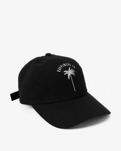 Billabong Dad Cap Strapback Hat BLACK PEBBLE (bpb) -billabong shop abjha00196 billabongp bpb frt3