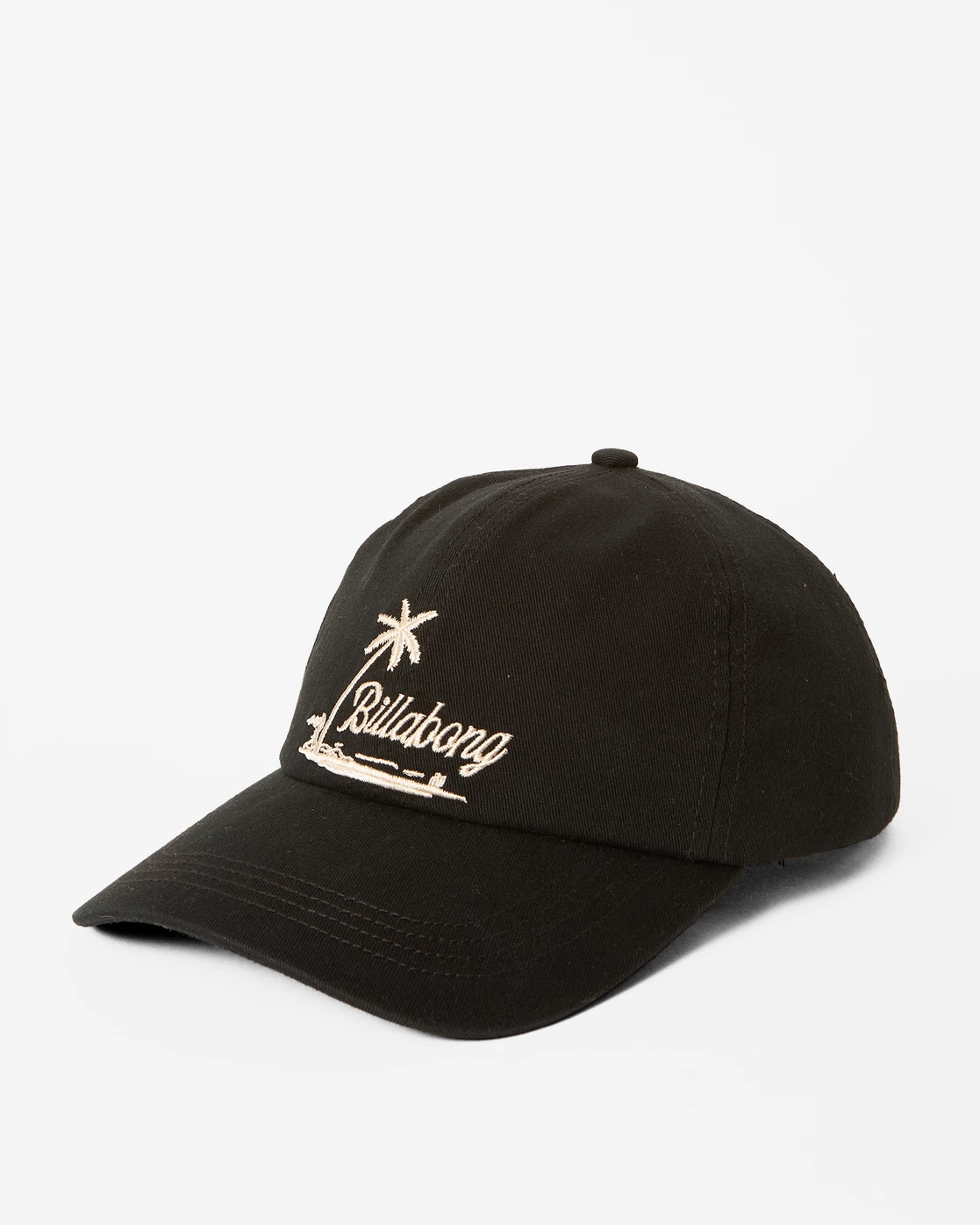 Billabong Dad Cap Strapback Hat OFF BLACK (ofb) 2 Billabong Dad Cap Strapback Hat OFF BLACK (ofb) - Image 2