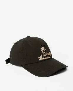 Billabong Dad Cap Strapback Hat OFF BLACK (ofb) 9 Billabong Dad Cap Strapback Hat OFF BLACK (ofb) -billabong shop abjha00196 billabongp ofb frt3