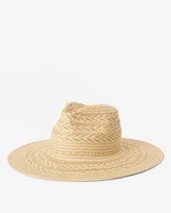 Billabong Pick A Straw Hat NATURAL (nat) -billabong shop abjha00197 billabongp nat sd1 1