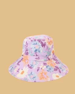 Billabong Salty Blonde Soak It Up Bucket Hat LOVIN LILAC (pkv0) -billabong shop abjha00200 billabongp pkv0 frt1