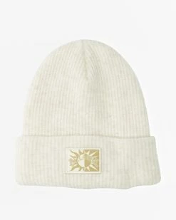 Billabong High Peaks Beanie ANTIQUE WHITE (anw) -billabong shop abjha00213 billabongp anw frt1