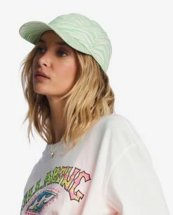 Billabong Pipe Dad Trucker Hat LIME TIME (ggj0) -billabong shop abjha00226 billabongw ggj0 frt2 1