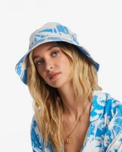 Billabong Pipe Still Single Bucket Hat BLUE HAWAII (bmm0) -billabong shop abjha00227 billabongw bmm0 frt1 1
