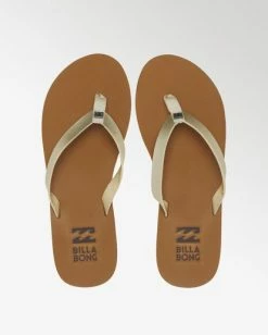 Billabong Shore Breakerz Sandal PLATINUM (pla) -billabong shop abjl100012 billabongp pla frt3 1