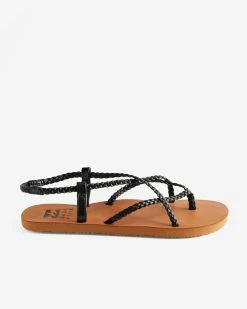 Billabong Crossing By Braided Sandals OFF BLACK (ofb) -billabong shop abjl100047 billabongp ofb sd1