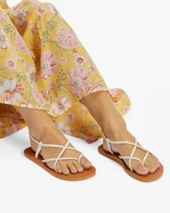Billabong Crossing By Braided Sandals SEASHELL (ssl) -billabong shop abjl100047 billabongw ssl frt1