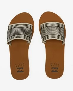 Billabong Kalani Slider Sandals BLACK/WHITE (blw)
