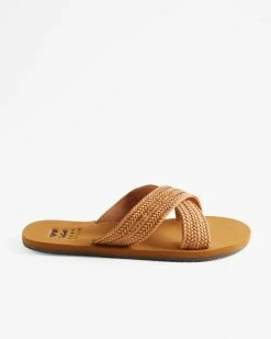 Billabong Avery Slider Sandals TAN (tan) -billabong shop abjl100065 billabongp tan sd1