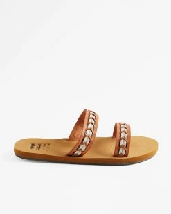 Billabong Nori Slider Sandals BLACK/TAN (bu9) -billabong shop abjl100072 billabongp bu9 sd1