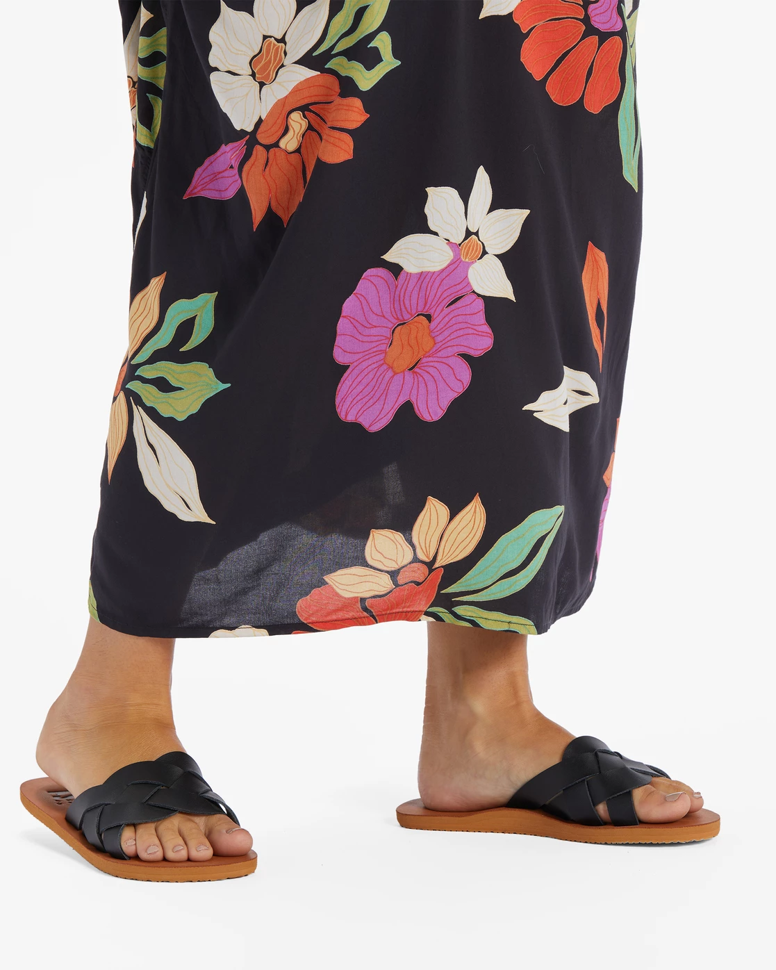 Billabong Lana Slider Sandals OFF BLACK (ofb) 5 Billabong Lana Slider Sandals OFF BLACK (ofb) - Image 5