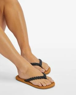 Billabong Onshore Sandals BLACK -billabong shop abjl200053 billabongw blk frt2