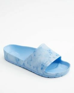 Billabong Izzie Slides BLISS BLUE (bll0) -billabong shop abjl200054 billabongp bll0 frt1 1