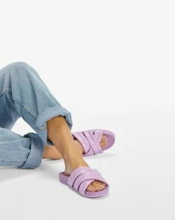 Billabong Serena Slider Sandals LILAC (lil) -billabong shop abjl200070 billabongw lil frt2