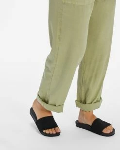 Billabong Cruz Slider Sandals BLACK -billabong shop abjl200073 billabongw blk frt1
