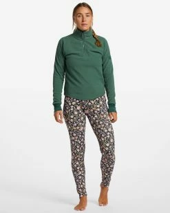 Billabong A/Div Warm Up Tech Leggings OFF BLACK (ofb)