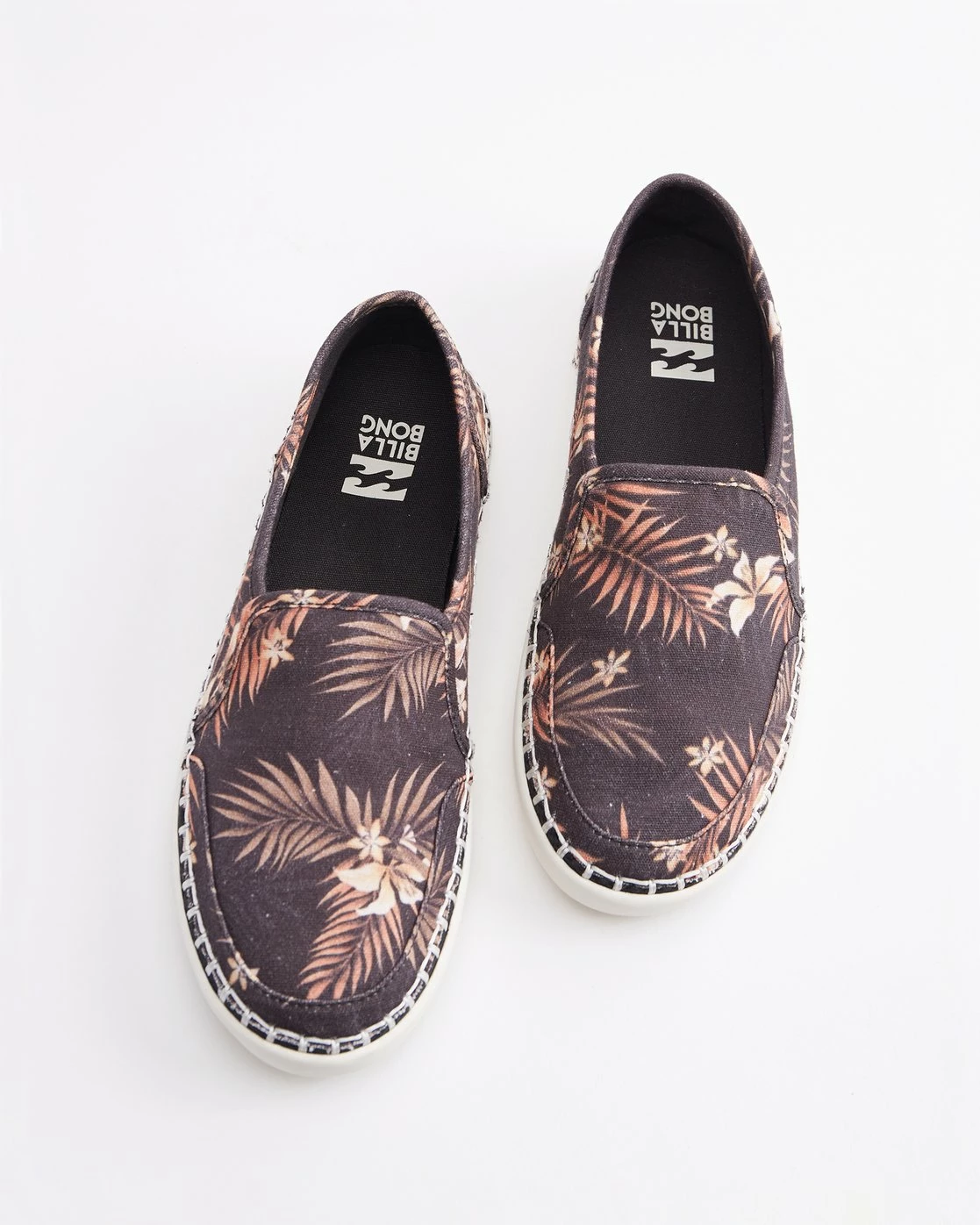 Billabong Del Sol Slip-On Shoes BLACK MULTI (bml) 1 Billabong Del Sol Slip-On Shoes BLACK MULTI (bml)