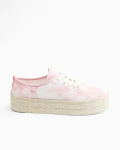 Billabong Puebla Canvas Platform Shoes LIGHT SORBET (mew0) -billabong shop abjs300019 billabongp mew0 sd1