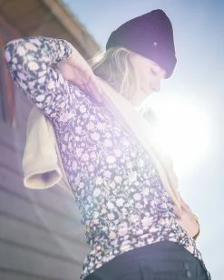 Billabong A/Div Warm Up Tech Long Sleeve Knit Top OFF BLACK (ofb)