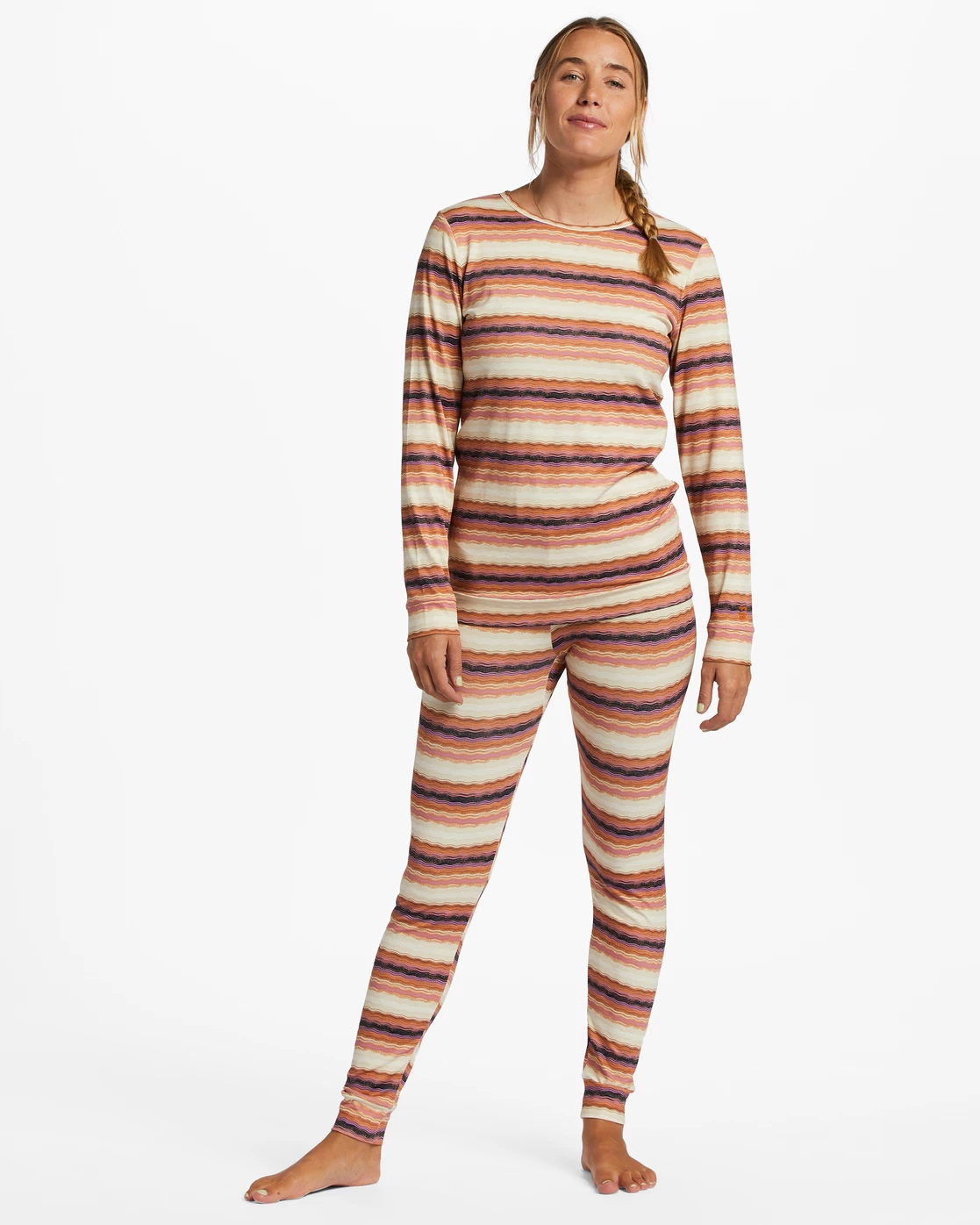 Billabong A/Div Warm Up Tech Long Sleeve Knit Top ADOBE (ado) 2 Billabong A/Div Warm Up Tech Long Sleeve Knit Top ADOBE (ado) - Image 2