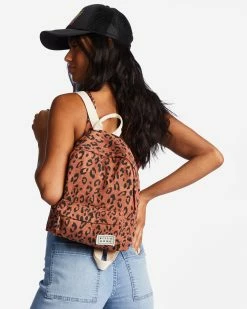 Billabong Mini Mama Canvas Backpack BRICK (brk)