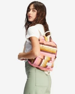 Billabong Mini Mama Canvas Backpack PINK SKIES (mfr0)