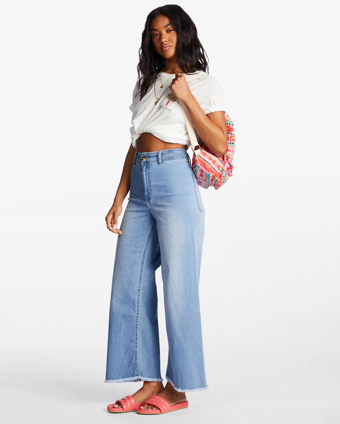 Billabong Mini Mama Canvas Backpack BRIGHT POPPY (rne0) 2 Billabong Mini Mama Canvas Backpack BRIGHT POPPY (rne0) - Image 2