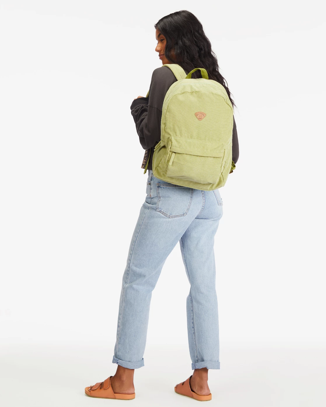 Billabong Schools Out Corduroy Backpack AGAVE (aga) 2 Billabong Schools Out Corduroy Backpack AGAVE (aga) - Image 2