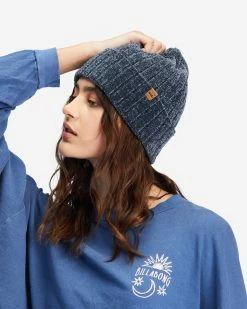 Billabong Warm Up Knit Beanie BLUE HORIZON (bkf0) -billabong shop jabnqbwa billabongw bkf0 dtl1