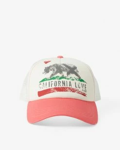 Billabong Pitstop Trucker Hat CORAL CRUSH (mjp0) -billabong shop jaht7pit billabongp mjp0 frt2