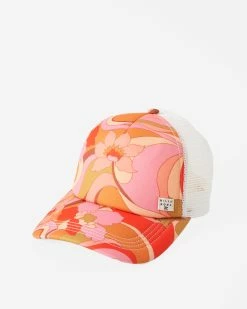 Billabong Heritage Mashup Trucker Hat MULTI 1 (mul1) -billabong shop jahtbher billabongp mul1 sd1