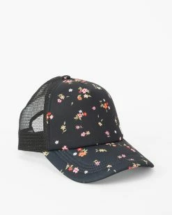 Billabong Heritage Mashup Trucker Hat OFF BLACK 1 (ob1) -billabong shop jahtbher billabongp ob1 sd2