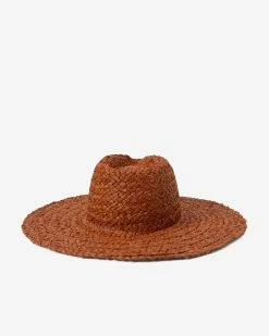Billabong Sea Mist Straw Hat BRICK (brk) -billabong shop jahw2bse billabongp brk bck1