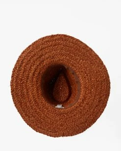 Billabong Sea Mist Straw Hat BRICK (brk) -billabong shop jahw2bse billabongp brk dtl1