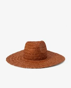 Billabong Sea Mist Straw Hat BRICK (brk) -billabong shop jahw2bse billabongp brk frt2