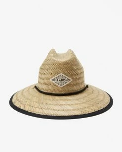Billabong Tipton Straw Lifeguard Hat ANTIQUE BLACK (aqk) -billabong shop jahwnbti billabongp aqk frt1