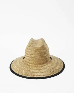 Billabong Tipton Straw Lifeguard Hat OFF BLACK 1 (ob1) -billabong shop jahwnbti billabongp ob1 bck1