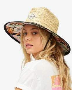 Billabong Tipton Straw Lifeguard Hat ANTIQUE BLACK (aqk) -billabong shop jahwnbti billabongw aqk frt1 1