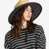 Billabong Tipton Straw Lifeguard Hat OFF BLACK 1 (ob1)